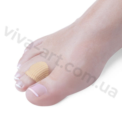 Муфта из упругой ткани с гелевой вставкой от мозолей и натертостей, размер на выбор, шт.